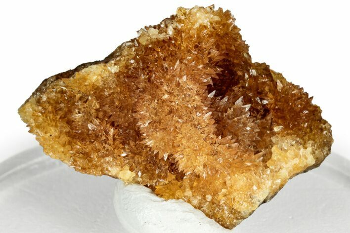 Intense Orange Calcite Crystal Cluster - Poland #311606